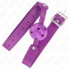 Kink Breathable Ball Gag, Purple, 4.5cm, 65x2.5cm