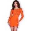 Chilirose CR 4682 Seamless Dress Orange S/M