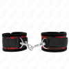 Kink Scandal Wrist Restraints Red Black