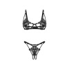 Afbeelding van Obsessive - Luise Sublim 2-delige Set - Zwart