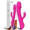 Armony Dildo Rabbit Silicone Fuchsia