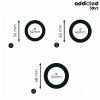 Addicted Toys Set of Flat Silicone Rings