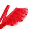 Subblime Lace Bra & Garter Set Red L/XL