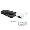 Pretty Love Rasmussen Rabbit Vibrator - Black
