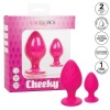 Calexotics Cheeky Butt Plug Pink Small