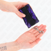 Kink Velvet Lace Wrist Restraints, Purple/Black