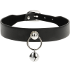 Coquette Chic Desire Vegan Leather Hoop Necklace