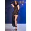Chilirose CR 4853 Black Lace Dress with Gloves, L/XL