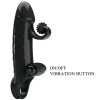 Romance Vibrating Penis Sleeve Black