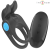 Intense Sam Double Vibrating Penis Ring, Black
