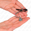 KINK Silver Bell Pendant Nipple Clamps 6cm