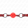 Kink Diamond Pattern Ball Gag, Model 1, 4.5cm, 42-60cm
