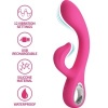 Pretty Love Fritz Rabbit Vibrator Pink
