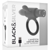 Black&Silver Cameron Rechargeable Ring, Black