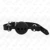 Kink Full Silicone Ball Gag, Size L, 5cm, Black