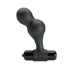 Mr Play - Black Silicone Vibrator Anal Plug