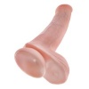 King Cock Realistic Dildo with Testicles, 38 cm