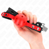 Kink Red Hollow Hard Ball 4cm Gag