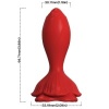 Armony Pink Vibrator Anal Plug Small Remote Red