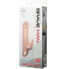 Baile Brave Man Penis Cover Rabbit Vibrator Flesh 16.5cm