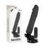 Basecock Realistic Vibrator Black 20 cm