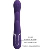 Pretty Love Shania Triple Rabbit Vibrator Purple