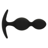 Black&silver - Orson Plug Silicone 2 Anal Waves 9 CM