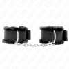Kink Furry Lined Wrist Restraints Black 17-31CM