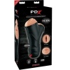 PDX Elite Double Penetration Vibrating Stroker