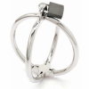 Metal Hard Criss Cross Stainless Steel Cuffs