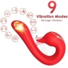 Armony Delfin Vibrator Multiposition Heat Red