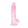 Afbeelding van EasyToys Dildo - Jelly Dildo met Ballen - 13,5 cm