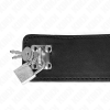 Necklace With Belt 65 CM With Wide Black Strap Adjustable 33.5-41 CM X