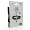 Coquette Chic Desire Vegan Leather Hoop Necklace