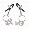 KINK O-Ring Nipple Clamp With Chain Silver 6cm