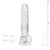 Afbeelding van Jelly Dildo met ballen - 17 cm