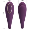 Pretty Love August Remote Couples Vibrator Purple