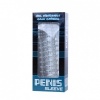 BAILE - Penis Sheath With Stimulating Points Purple 14 Cm