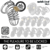 Addicted Toys Locked Iron Cell Metal Penis Cage Size M