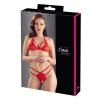 Afbeelding van Cottelli Lingerie – Kantenset met Open String – Rood