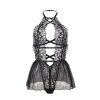 Subblime Teddy Halter Neck Bare Back Black L/XL