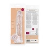 Afbeelding van Jelly Dildo met ballen - 19 cm