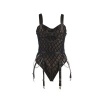 Subblime Body with Chains & Garter Belt Black S/M