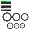 Armony Lock Rings Silicone Black