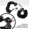 Afbeelding van XR Brands - Cuffed In Fur Handboeien - Zwart