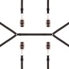 Afbeelding van Rosy Gold - Under-Mattress Restraint Set - Zwart