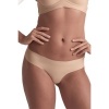 Bye Bra Invisible Thong 2 Pack Beige & Black S