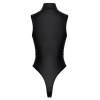 Afbeelding van Cottelli Collection - Stringbody met Opstaande Kraag - Zwart