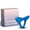 Armony Tresor Double Silicone Ring Blue