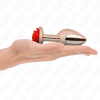 Kink Pink Gold Anal Plug Red Rose Large